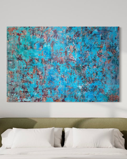 Türkisfarbener Planet