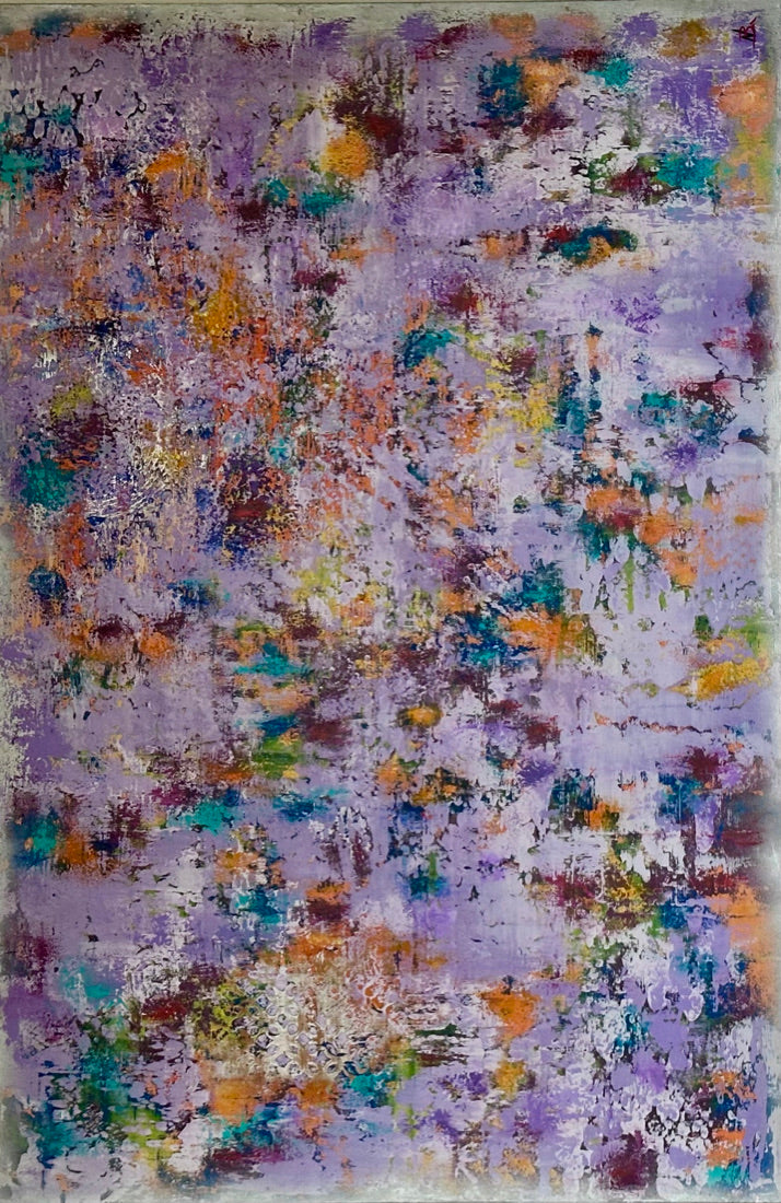 Paysage de rêve lilas