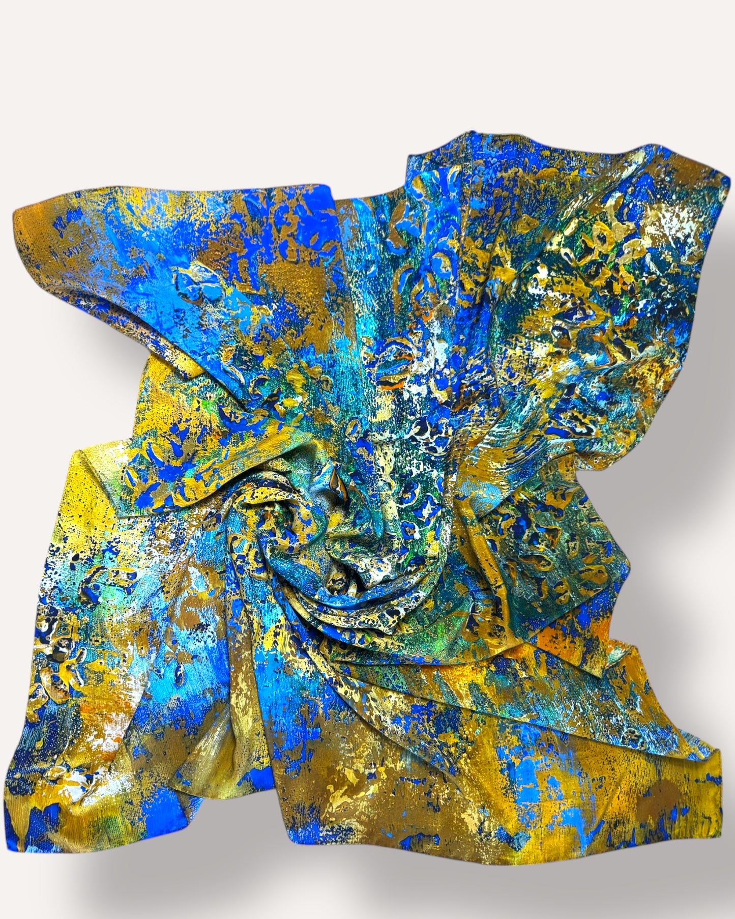 Foulard en soie « Antiquité dorée » 110