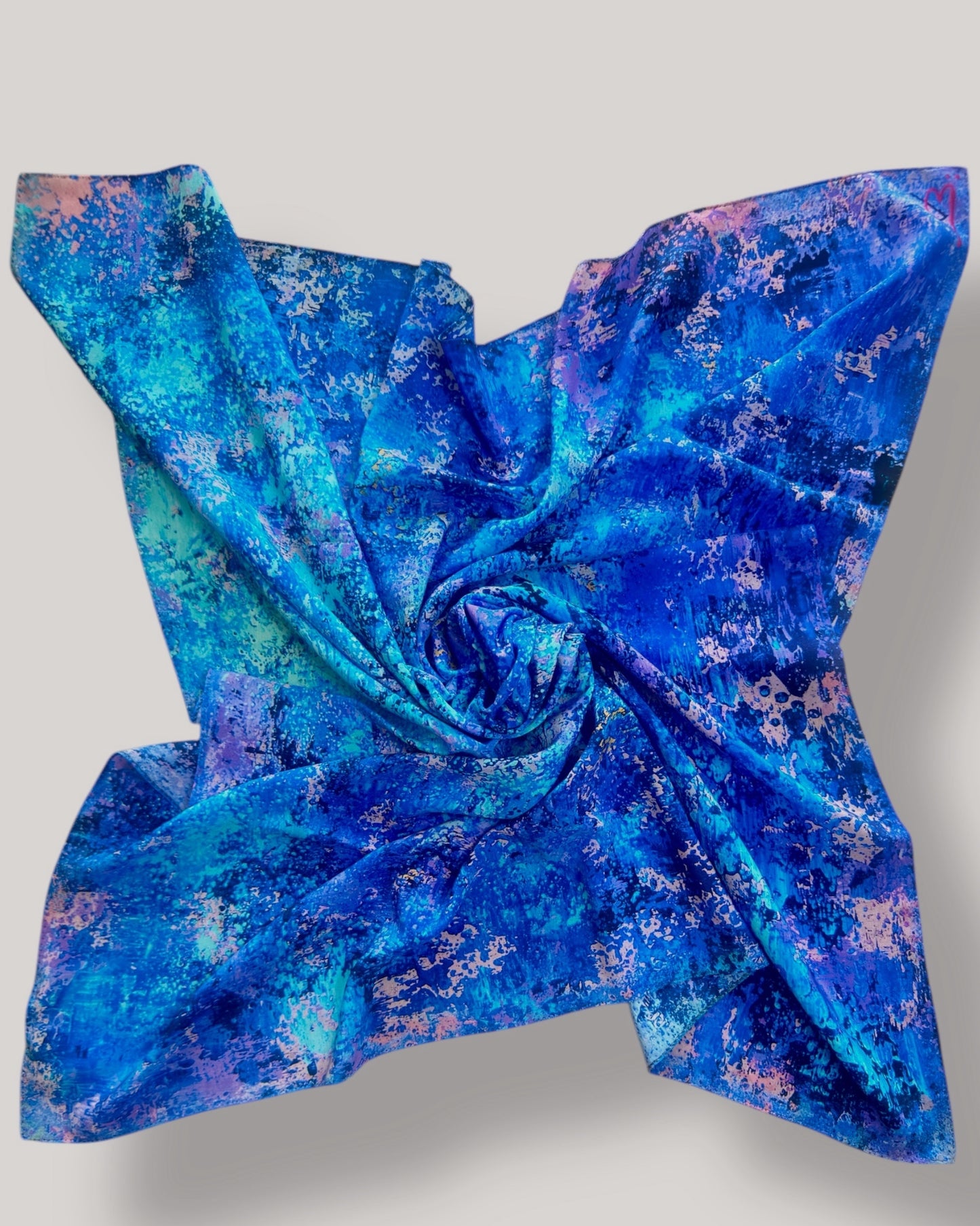 Foulard en soie « Aube matinale » 110