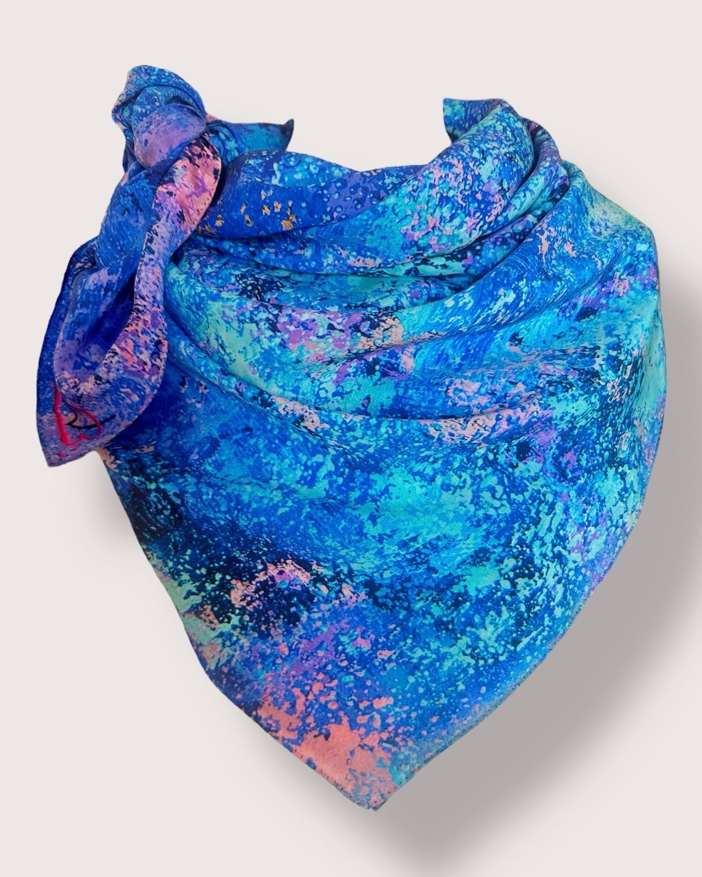Foulard en soie « Aube matinale » 110