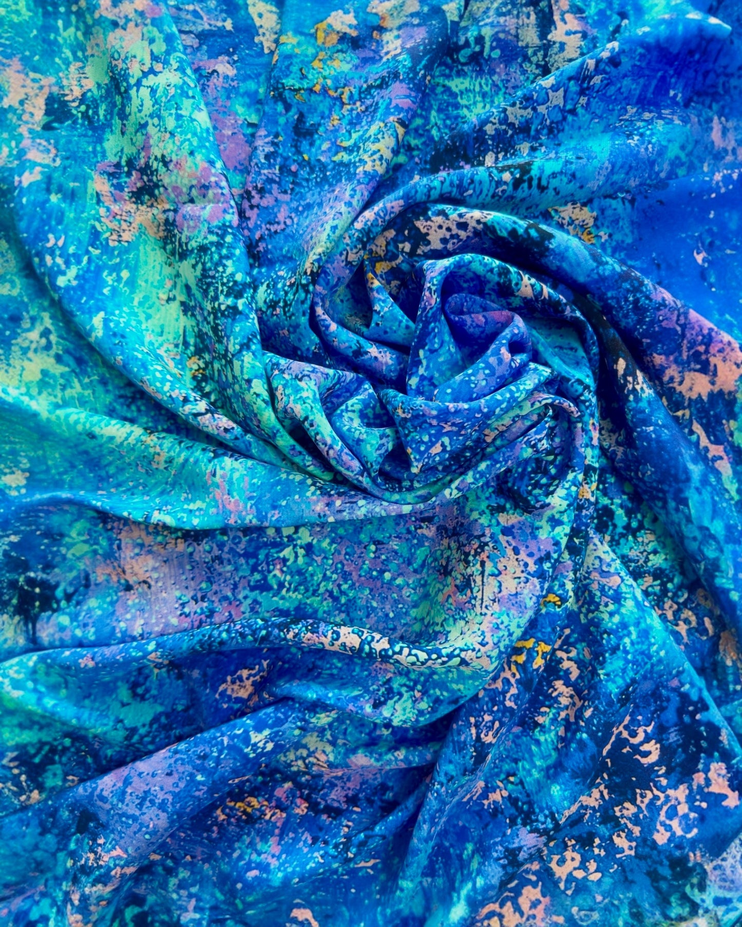Foulard en soie « Aube matinale » 110
