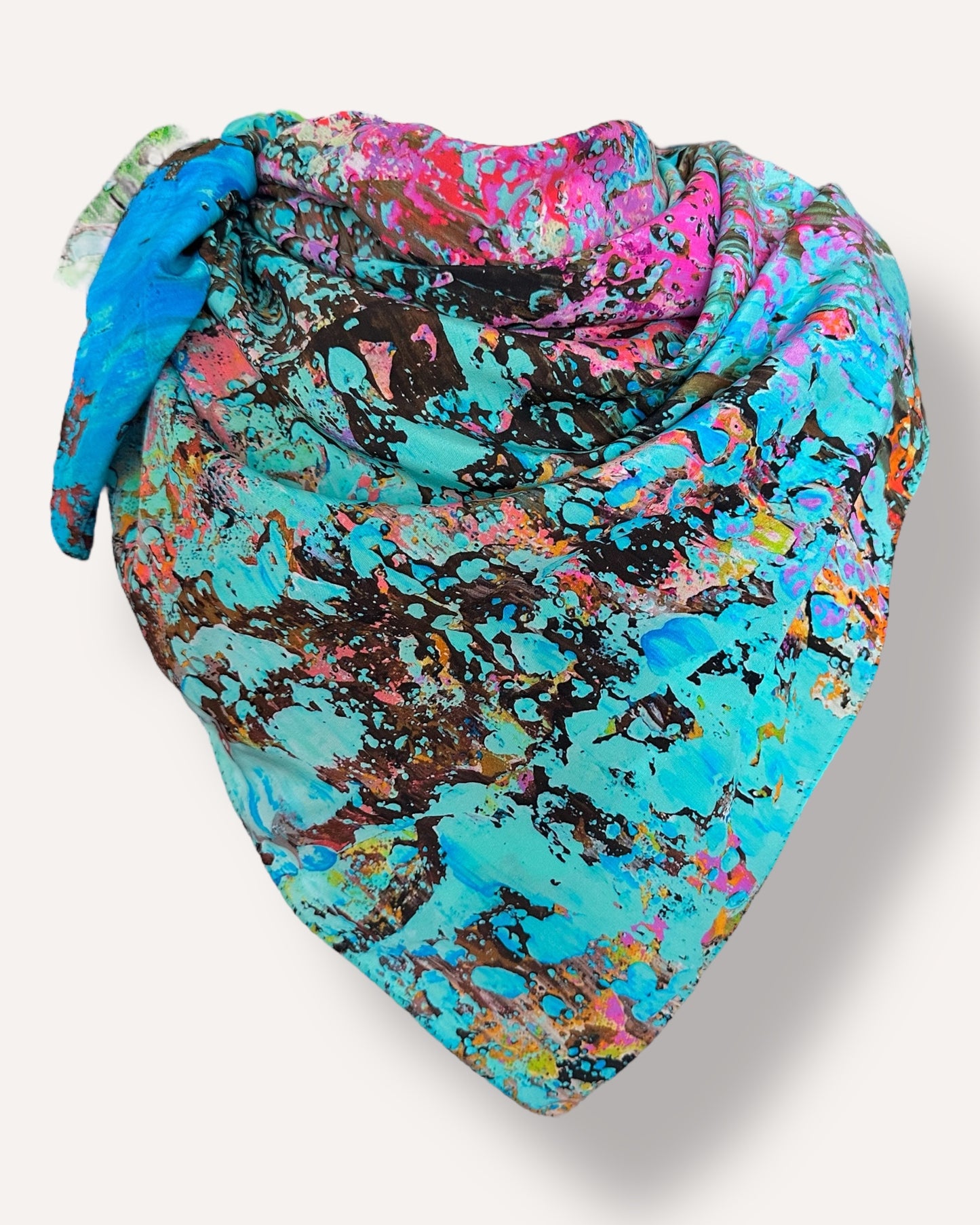 Foulard en soie « Forêt de l'espoir » 110