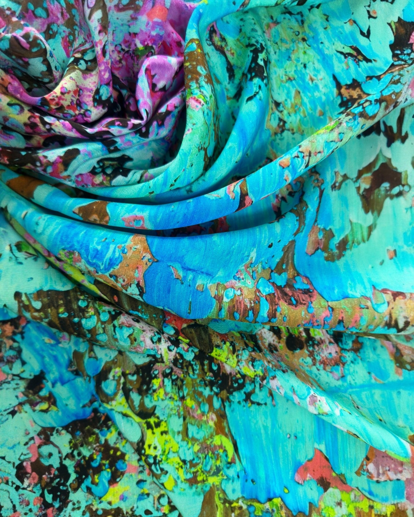 Foulard en soie « Forêt de l'espoir » 110