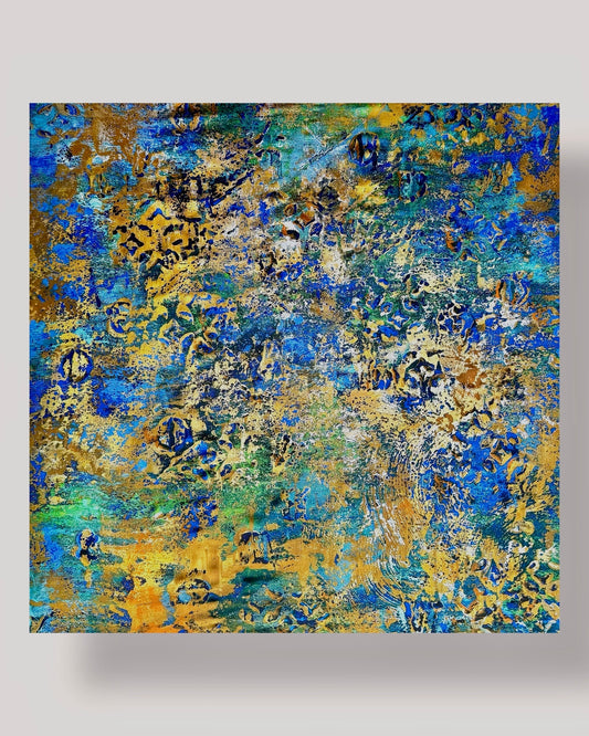 Silk Scarf “Gold Antiquity” 110