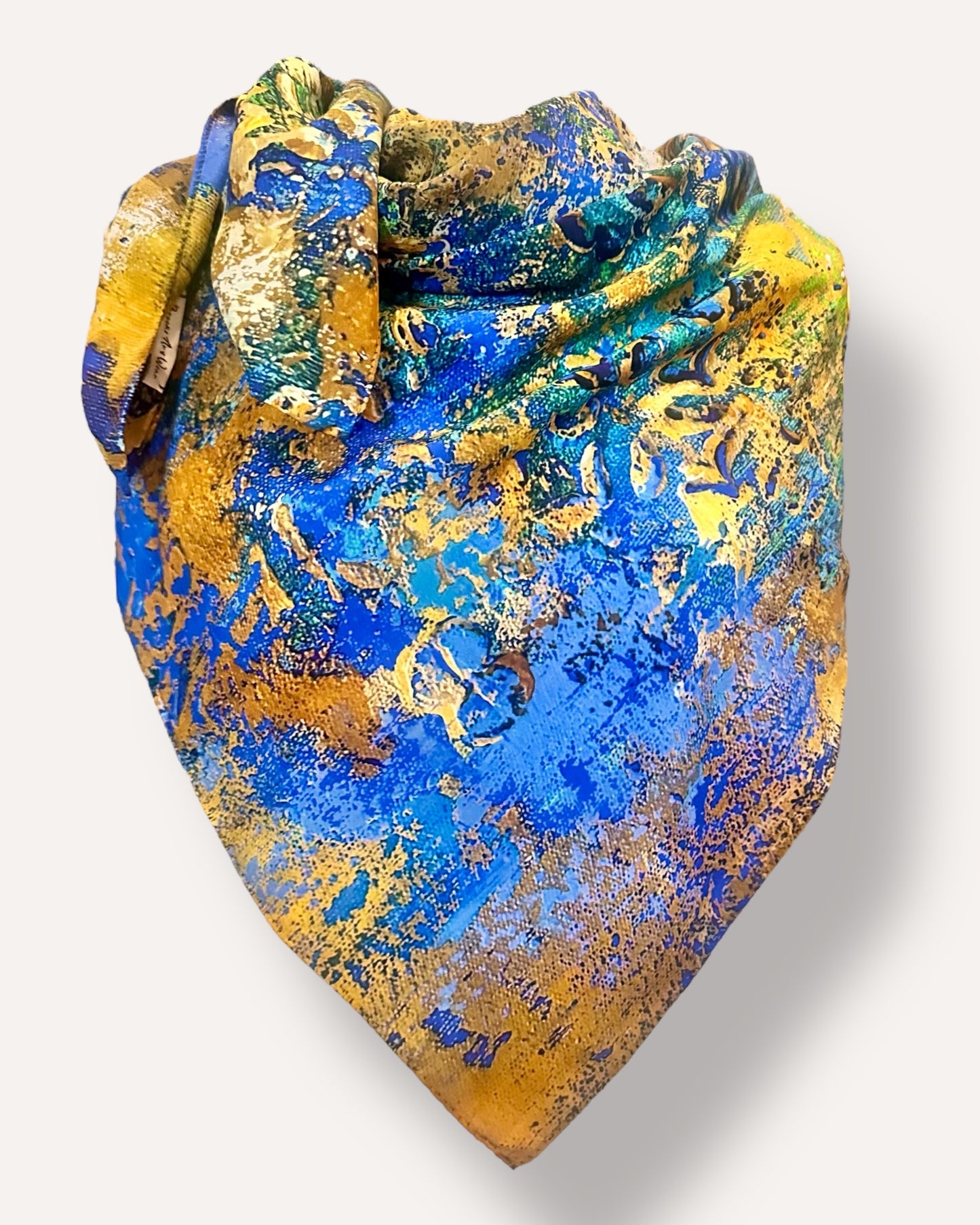 Foulard en soie « Antiquité dorée » 110