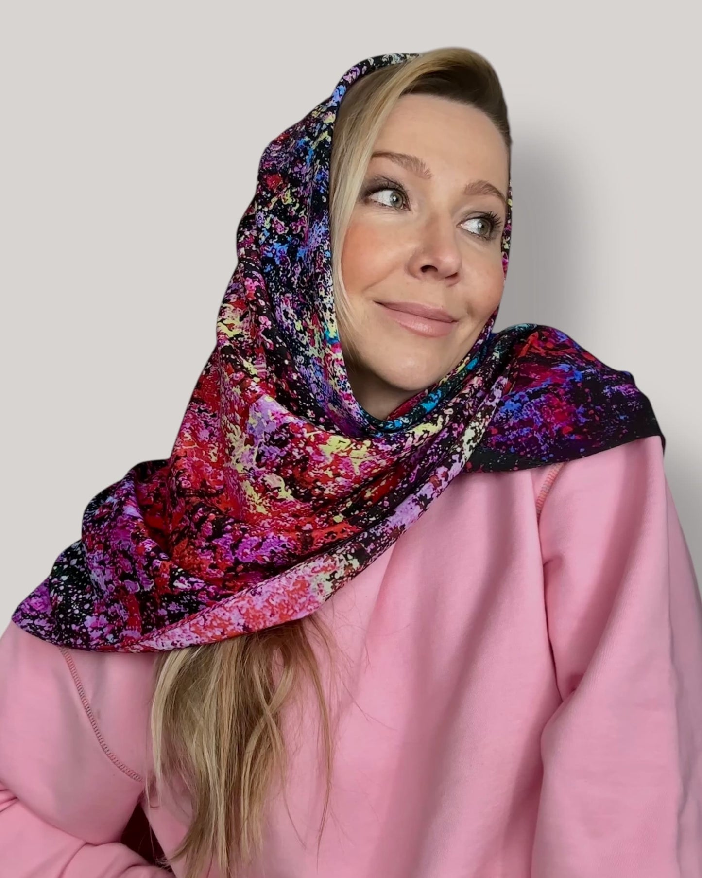 Foulard en soie «Nébuleuse Tête de Cheval» 110