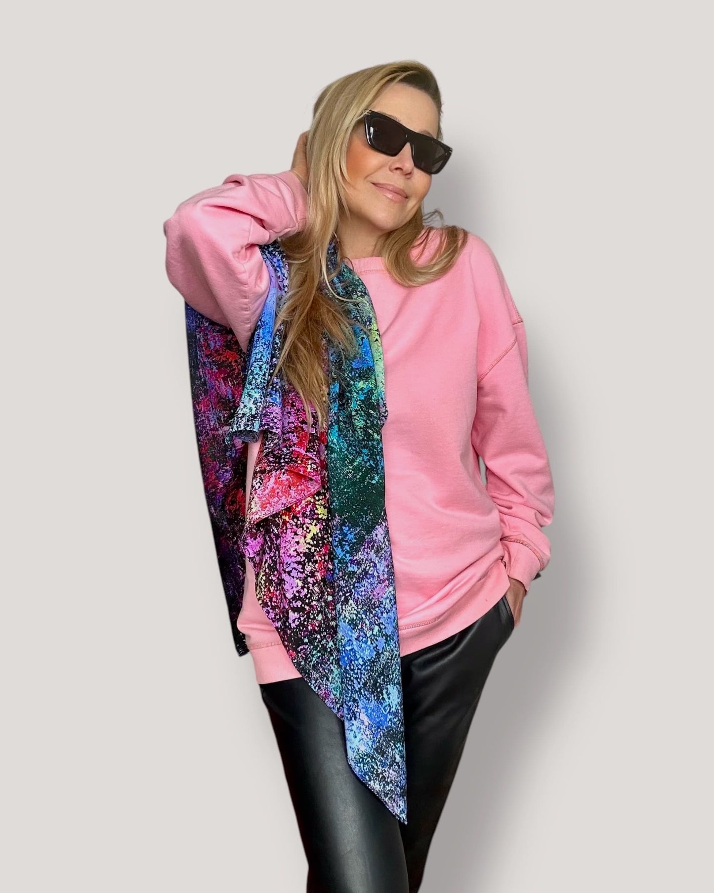 Foulard en soie «Nébuleuse Tête de Cheval» 110