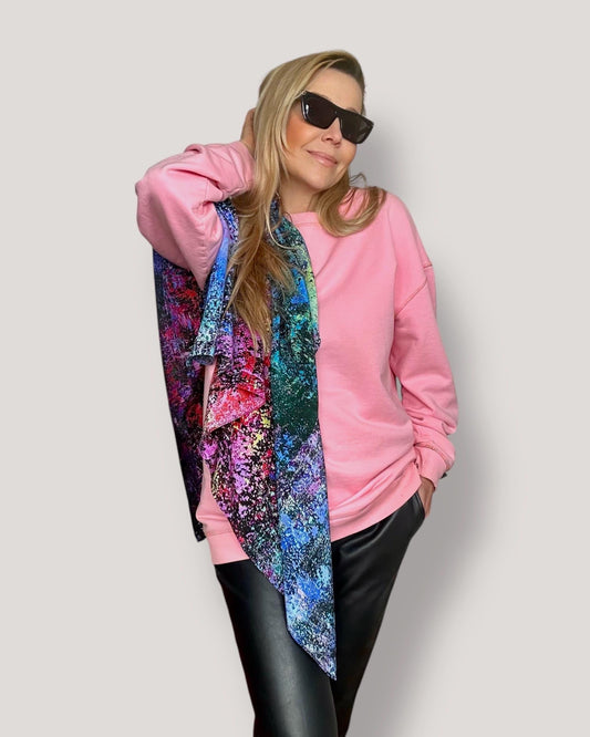 Foulard en soie « Nébuleuse de la Tête de Cheval » 110*110