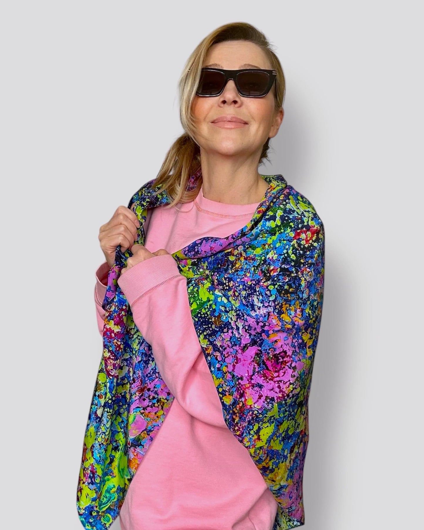 Foulard en soie « Le jardin de Neptune » 110