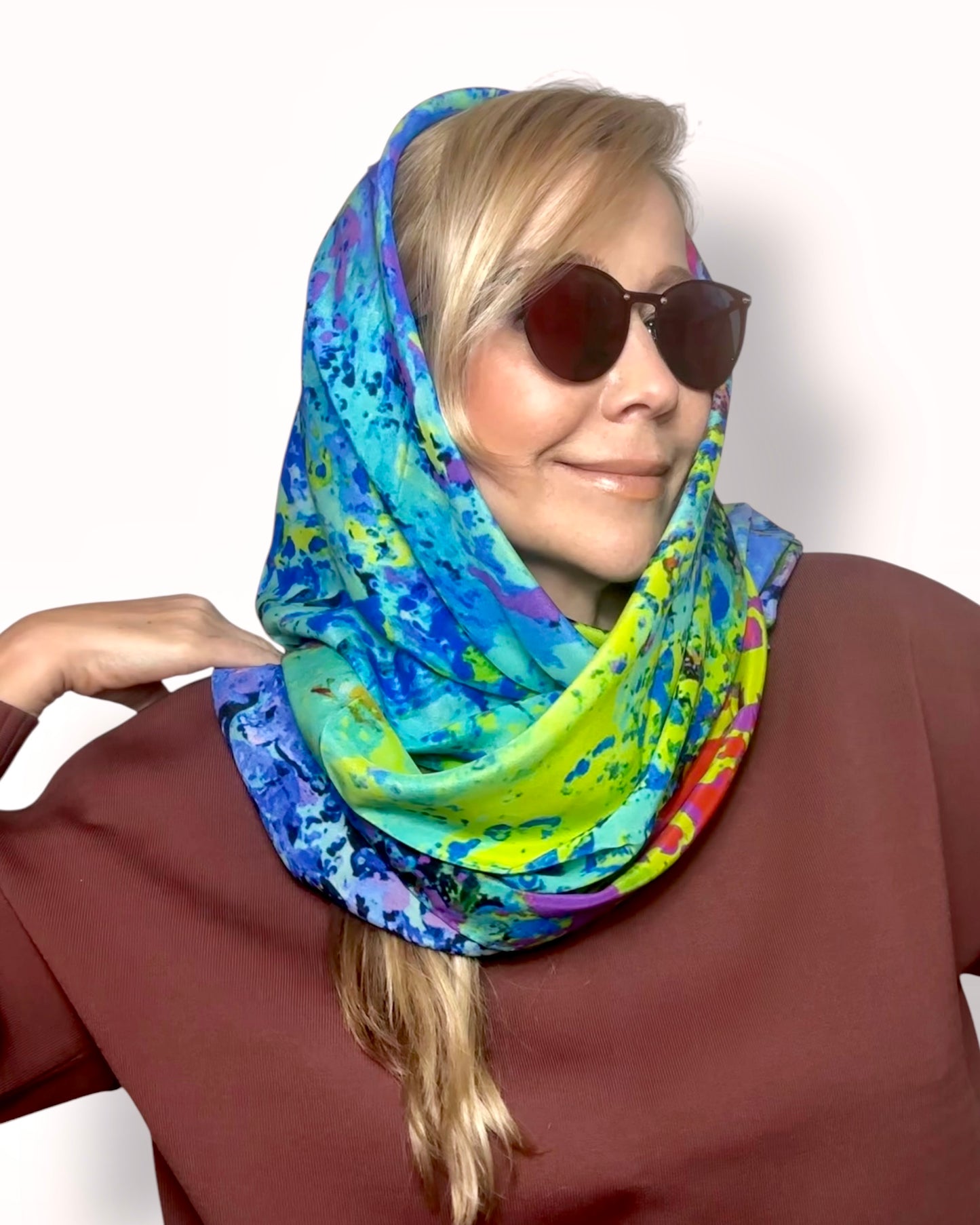 Foulard en soie « Le Spectre » 110