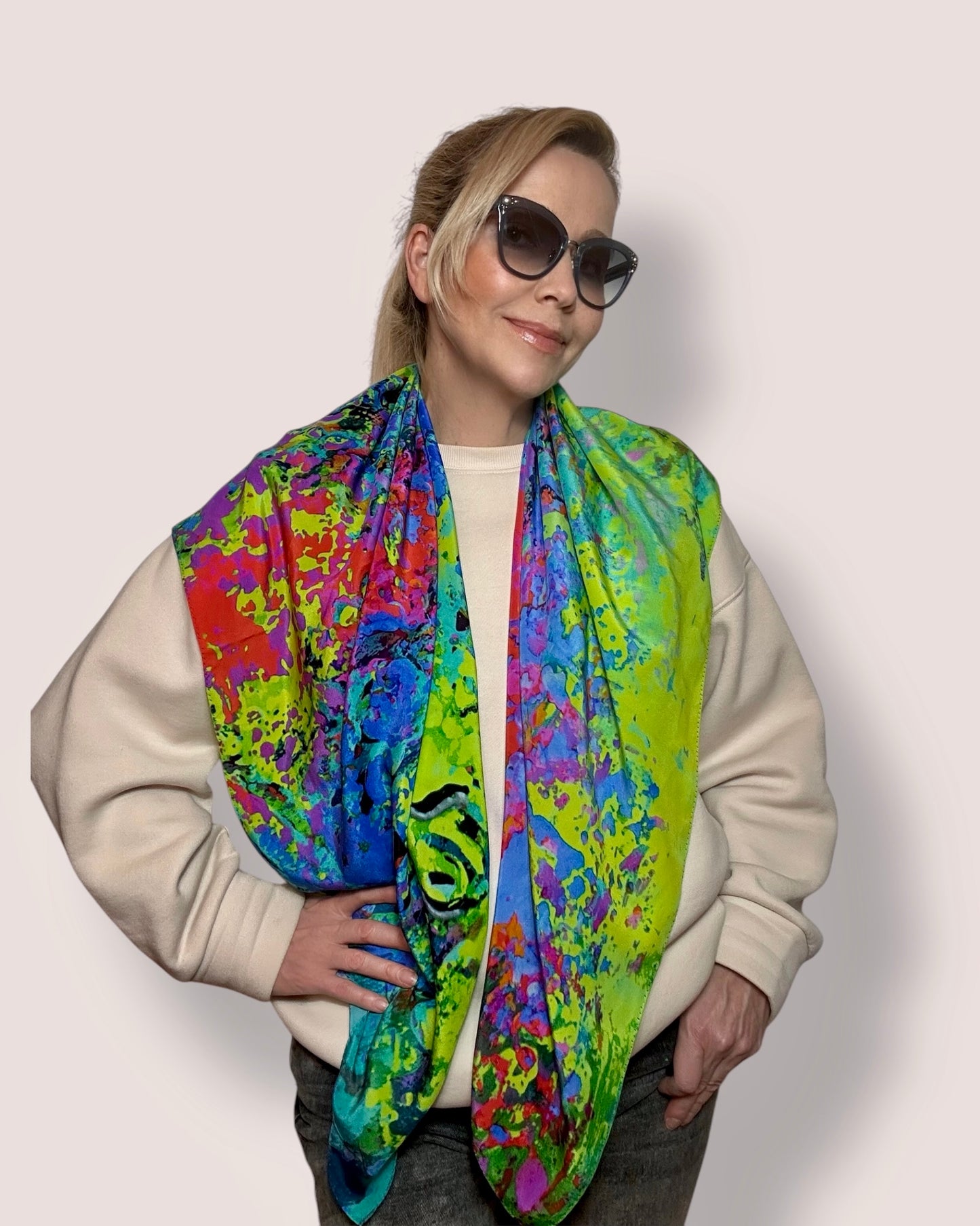 Foulard en soie « Le Spectre » 110