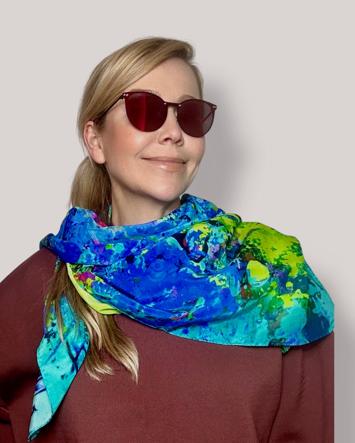 Foulard en soie « Le Spectre » 110