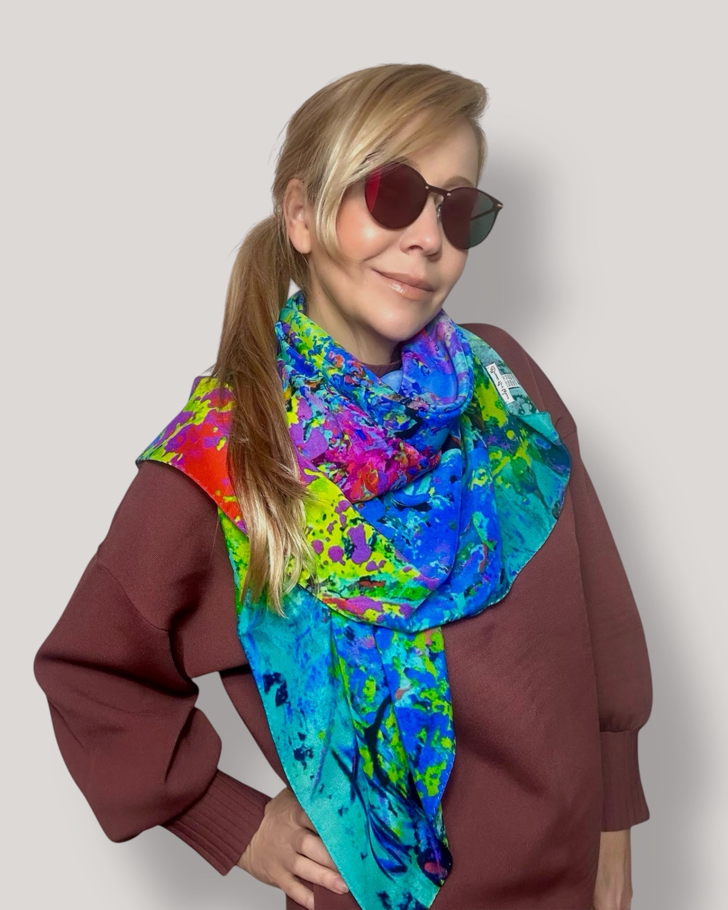 Foulard en soie « Le Spectre » 110