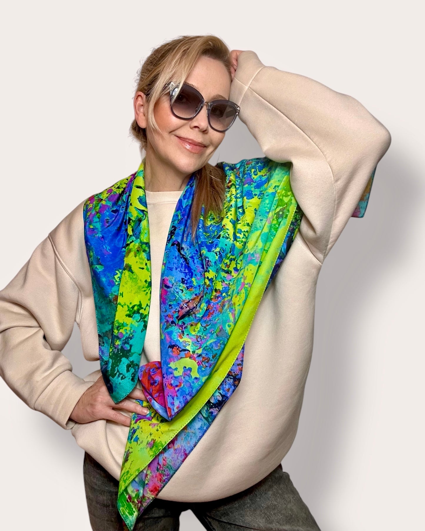 Foulard en soie « Le Spectre » 110