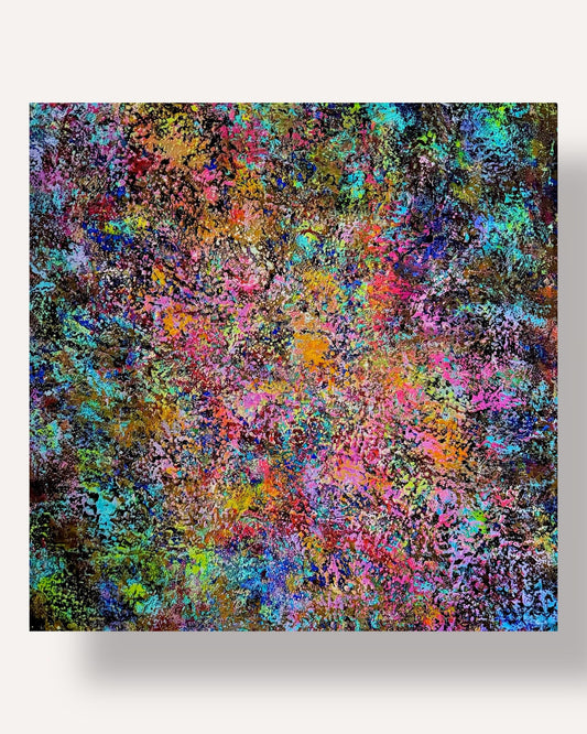 Silk Scarf “Summer Riot" 110