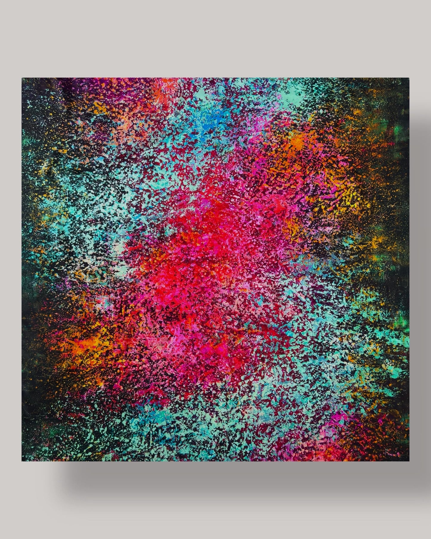 Silk Scarf «Trifid Nebula» 110