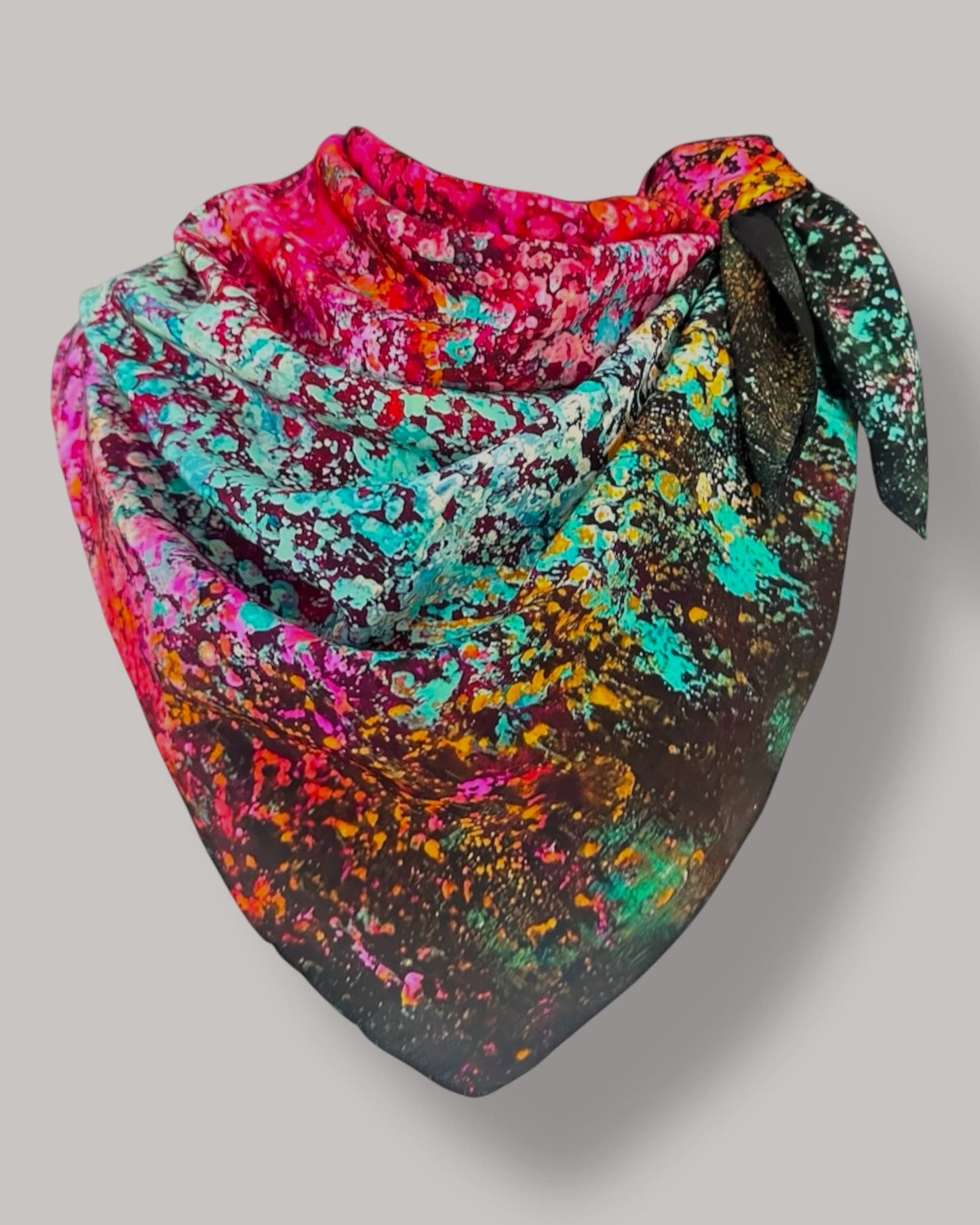 Silk Scarf «Trifid Nebula» 110