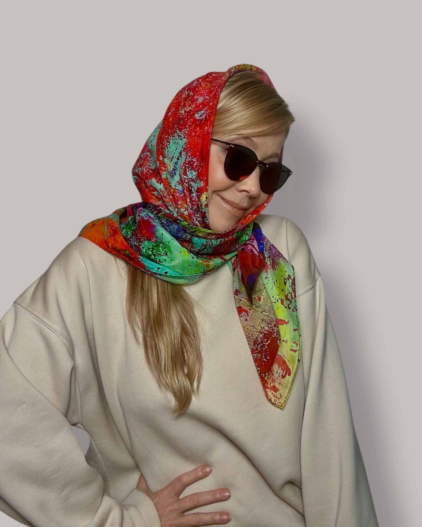 Foulard en soie « Le Gloaming » 110