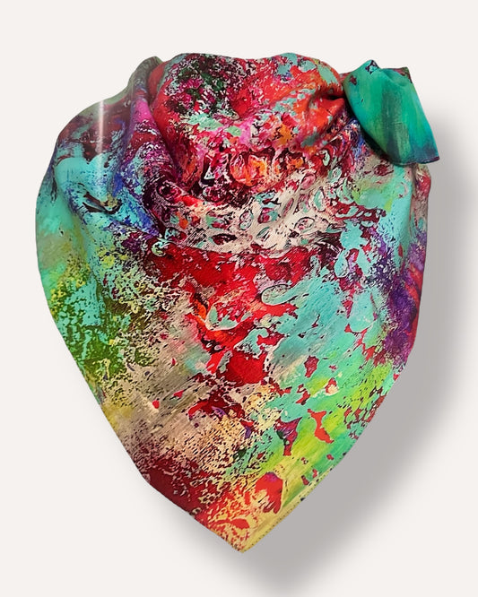 Silk Scarf “The Gloaming” 110