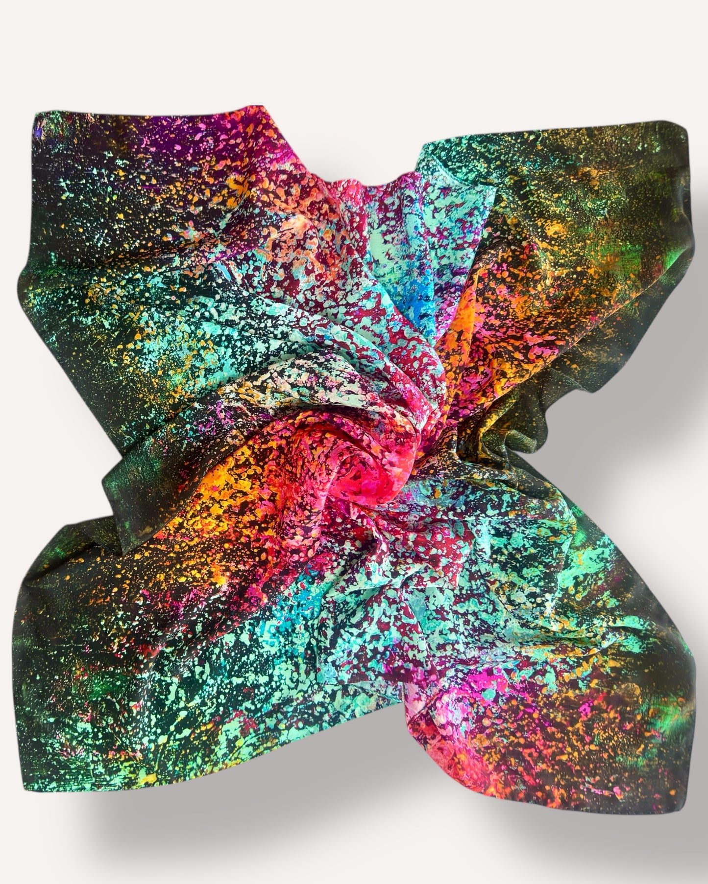 Silk Scarf «Trifid Nebula» 110