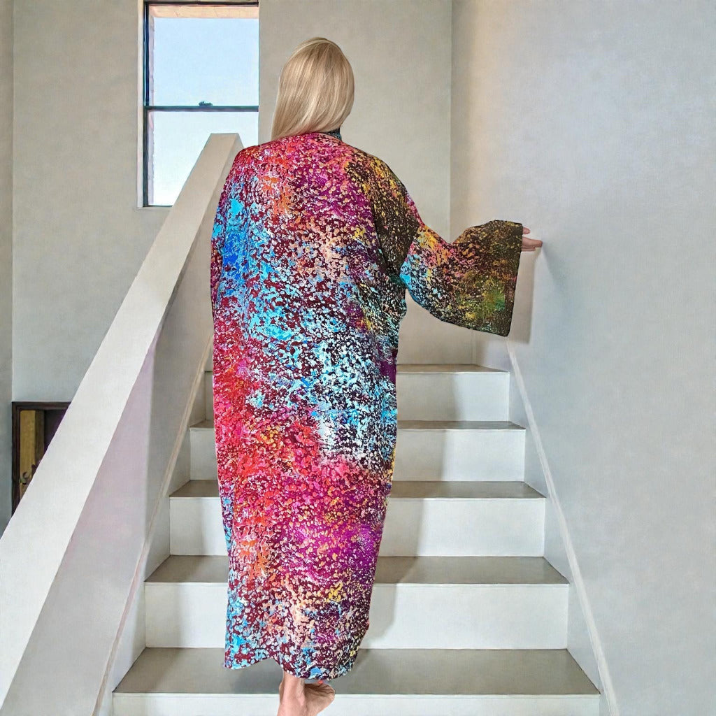 Seidenkimono "Trifidnebel"