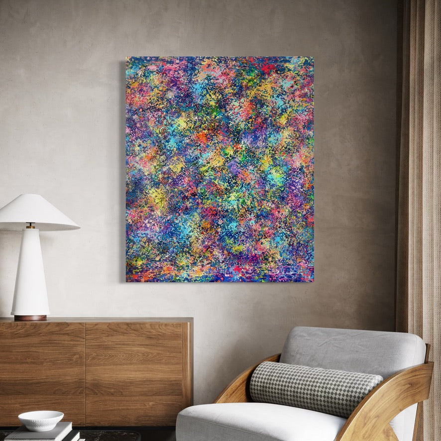 Original Painting Coral Bloom