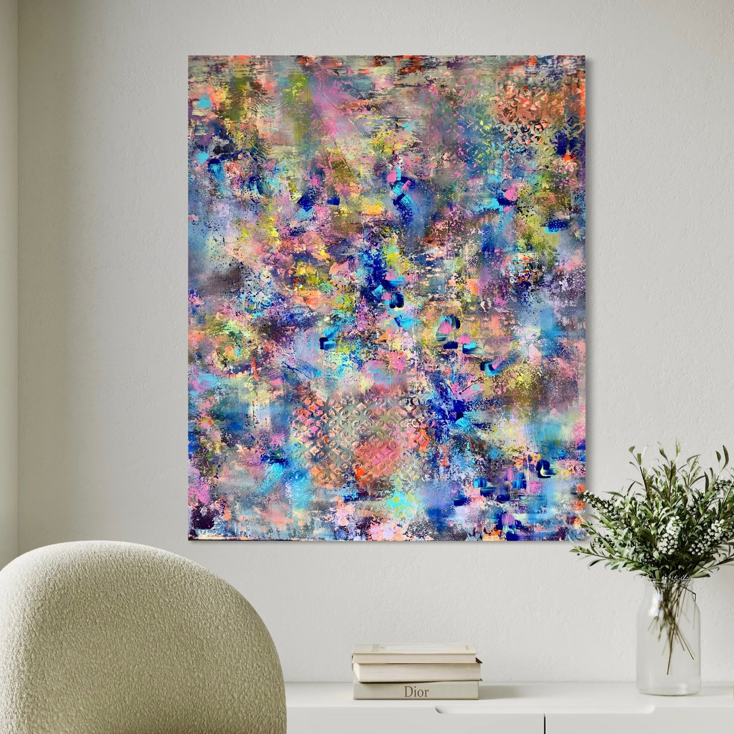 Original Painting Lilac Diffusion