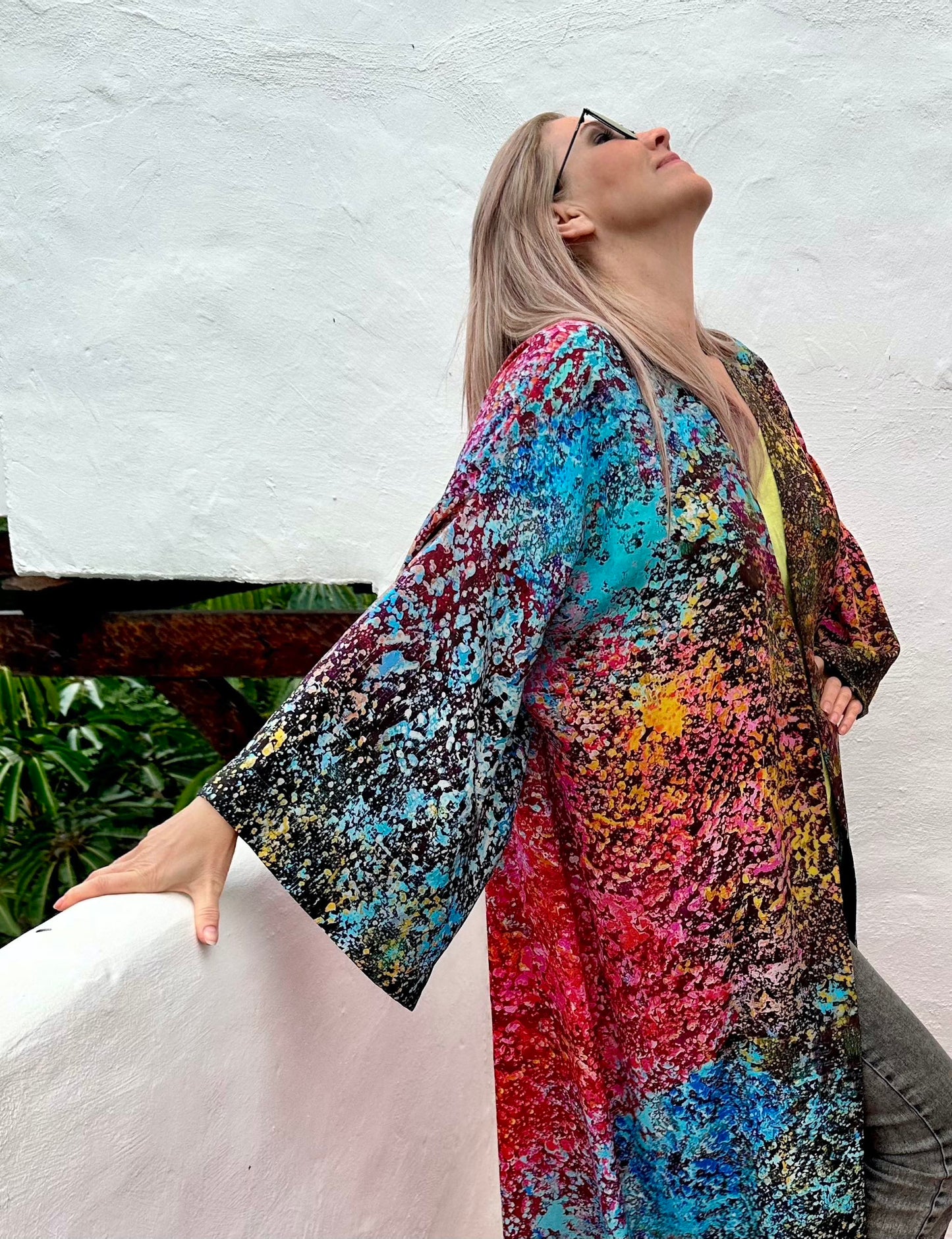 Silk Kimono "Trifid Nebula"