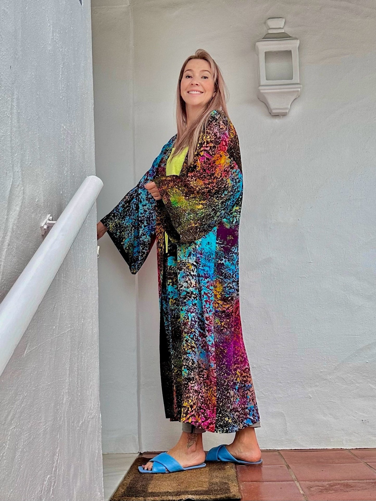 Silk Kimono "Trifid Nebula"