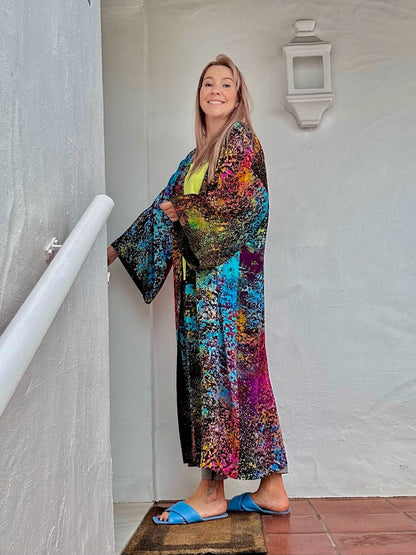 Silk Kimono "Trifid Nebula"