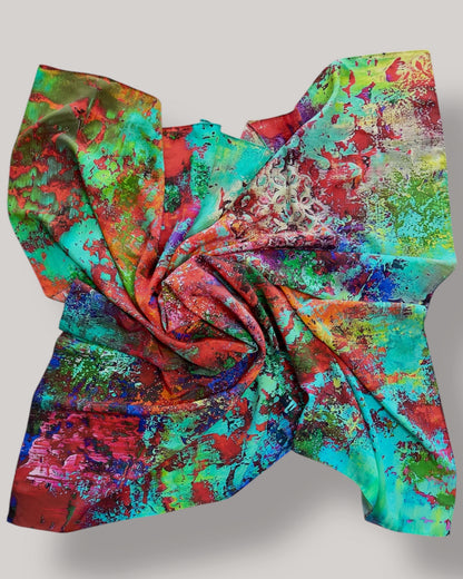 Foulard en soie « Le Gloaming » 110 