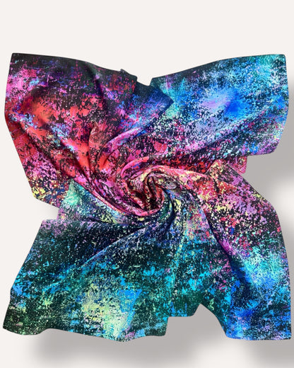 Foulard en soie «Nébuleuse Tête de Cheval» 110