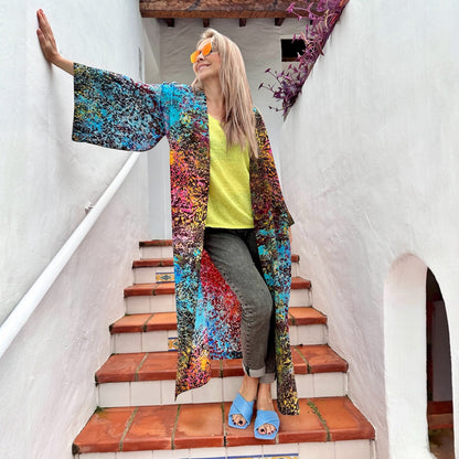 Seidenkimono "Trifidnebel"