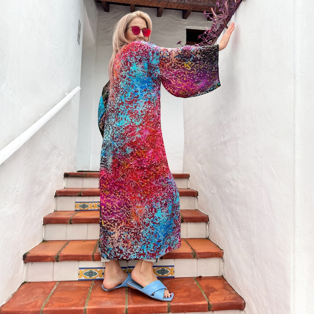 Seidenkimono "Trifidnebel"