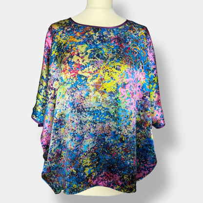 Chemisier en soie « Jardin de Neptune »