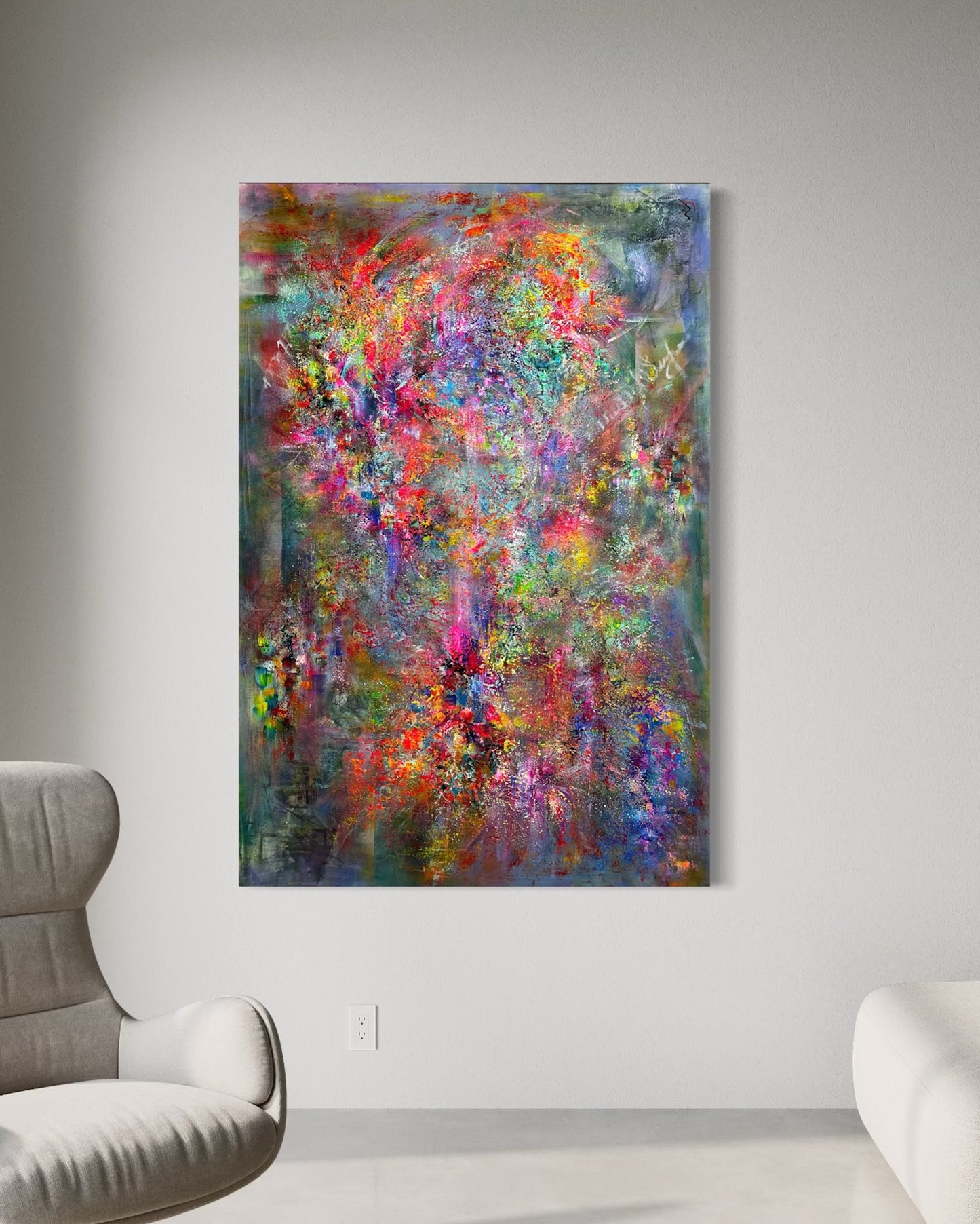 Original Painting Constellation Chandelier