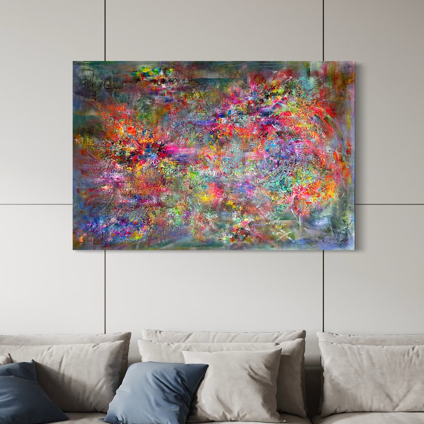 Original Painting Constellation Chandelier