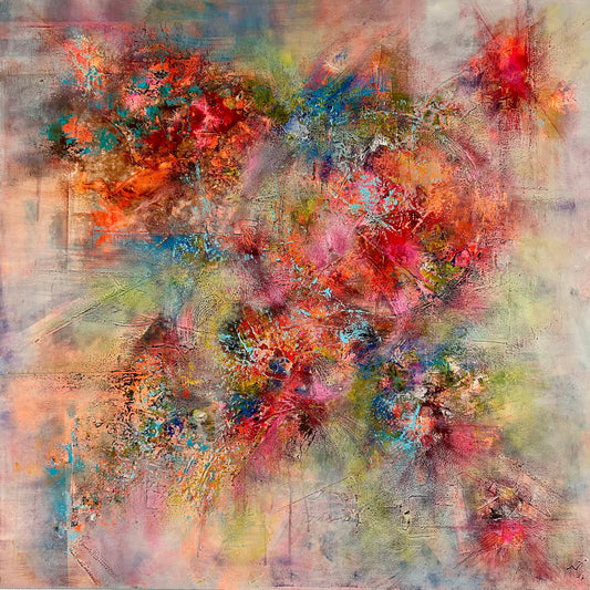 Original Painting Floral Aurora
