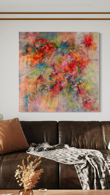 Original Painting Floral Aurora