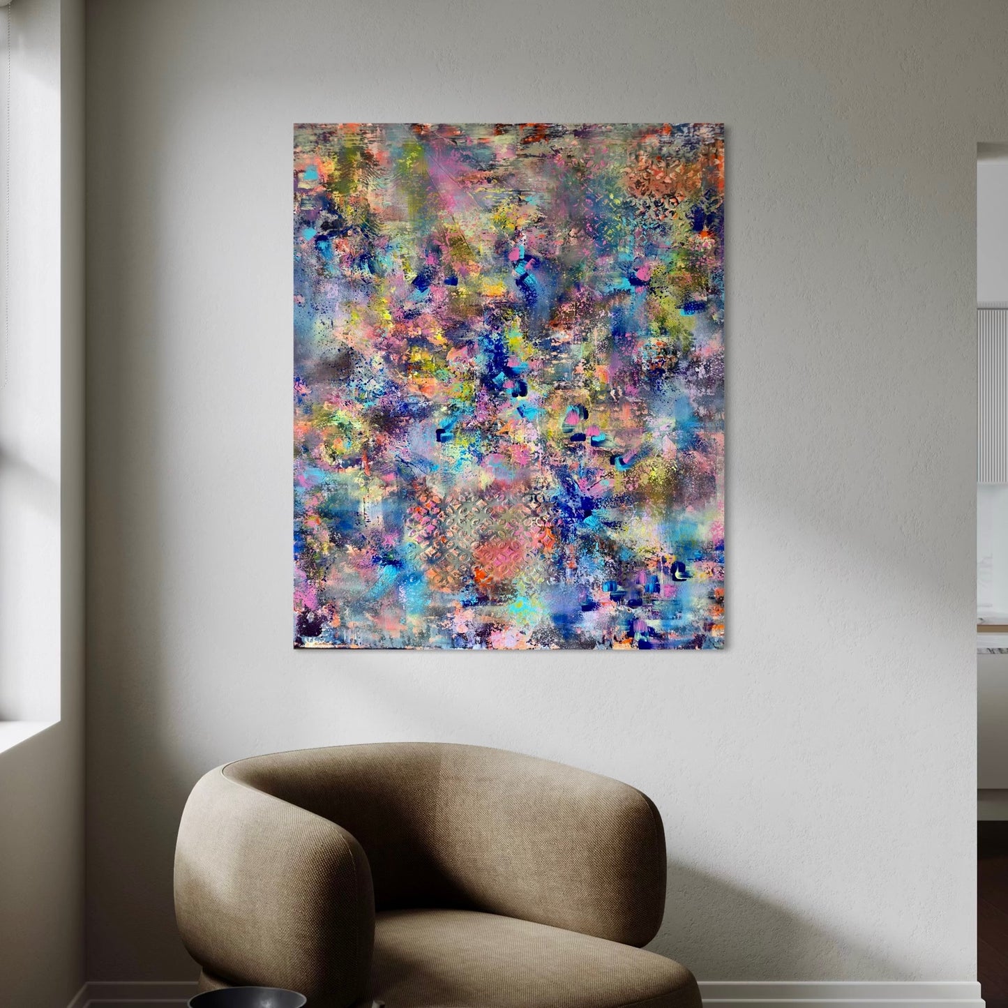 Original Painting Lilac Diffusion