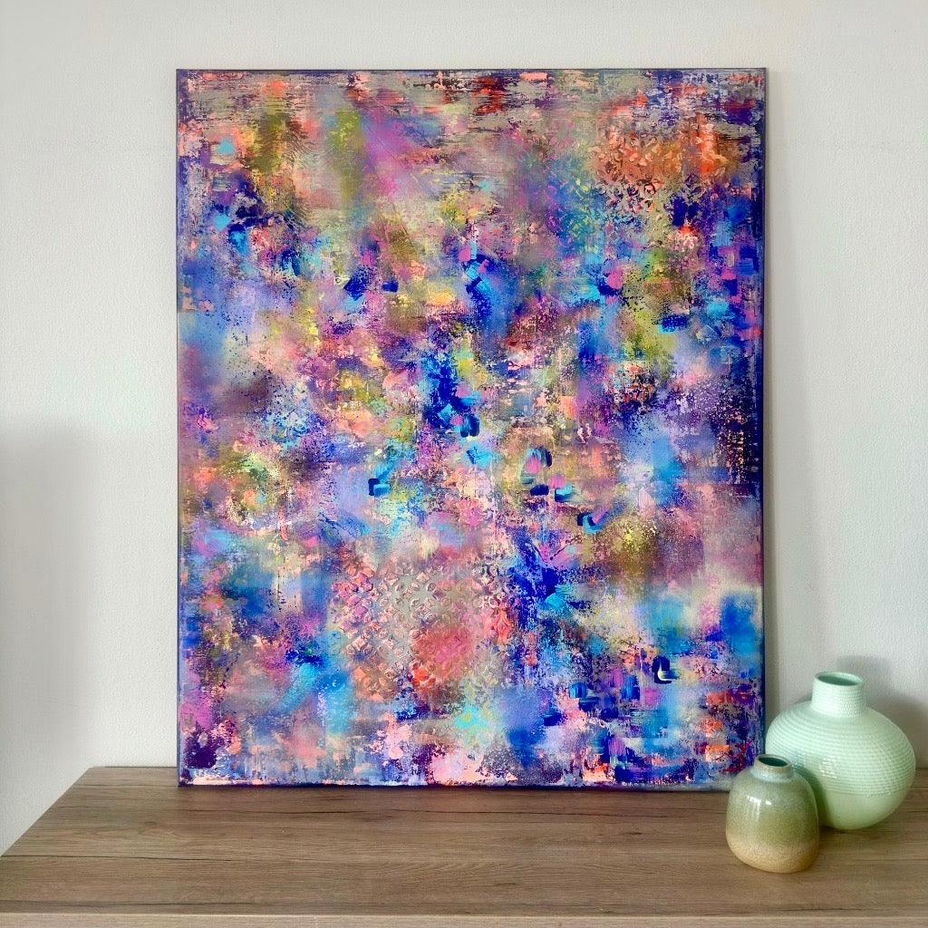 Original Painting Lilac Diffusion