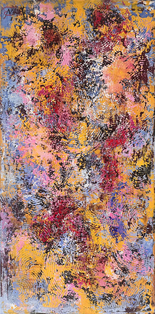 Original Painting Orbits of Thoughts