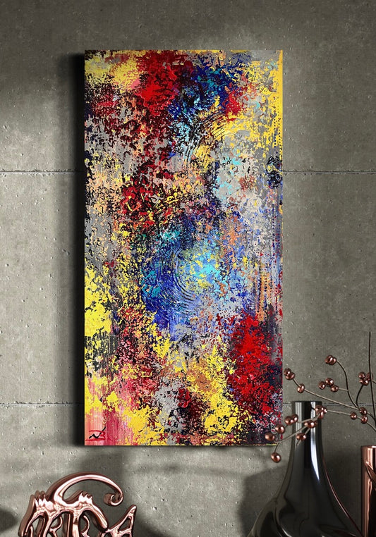 Peinture originale Jumeau de Lunes