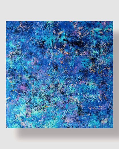 Seidenschal „Frühe Morgendämmerung“ 110 x 110 cm
